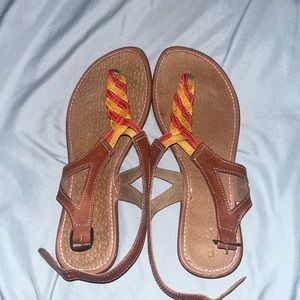 Mexican style thong sandals